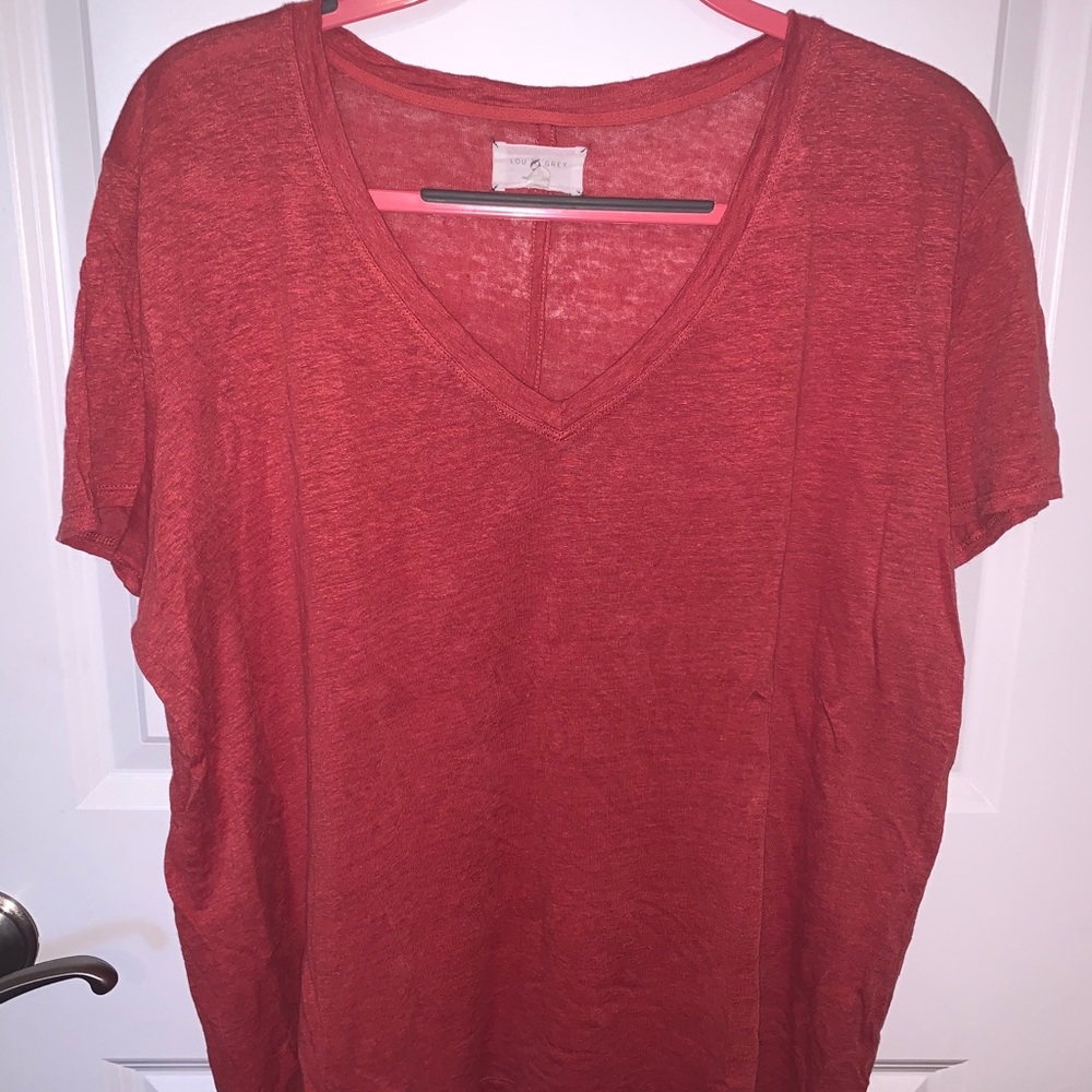 lou and grey for loft v neck